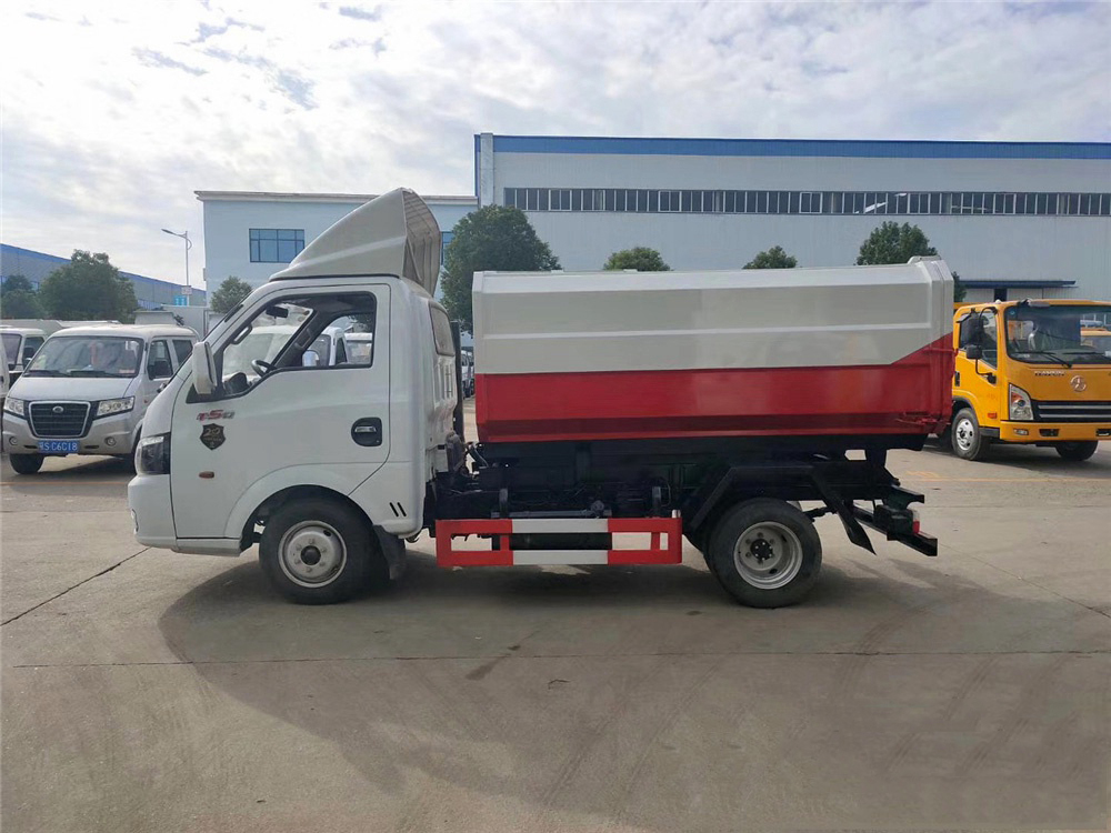 國六3-4方 藍牌東風(fēng)途逸掛桶垃圾車 國六3-4方 藍牌東風(fēng)途逸掛桶垃圾車