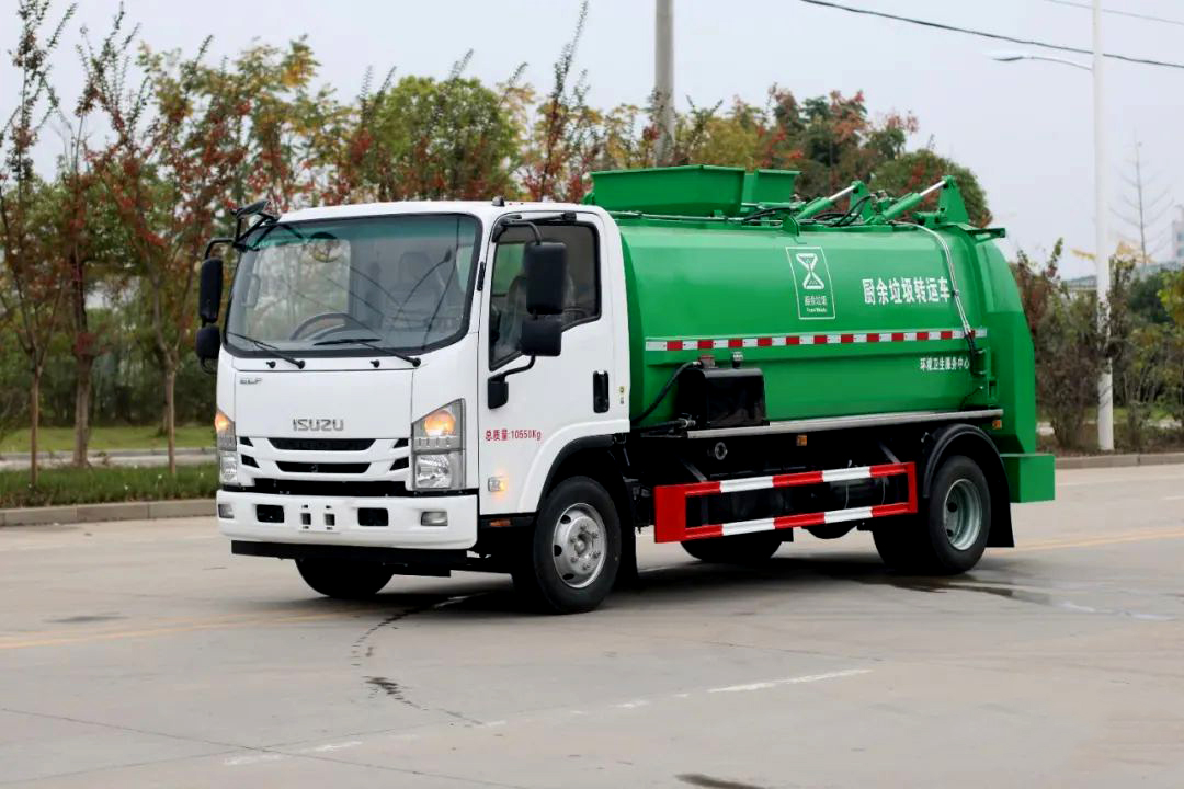 慶鈴五十鈴6方餐廚垃圾車 慶鈴五十鈴6方餐廚垃圾車