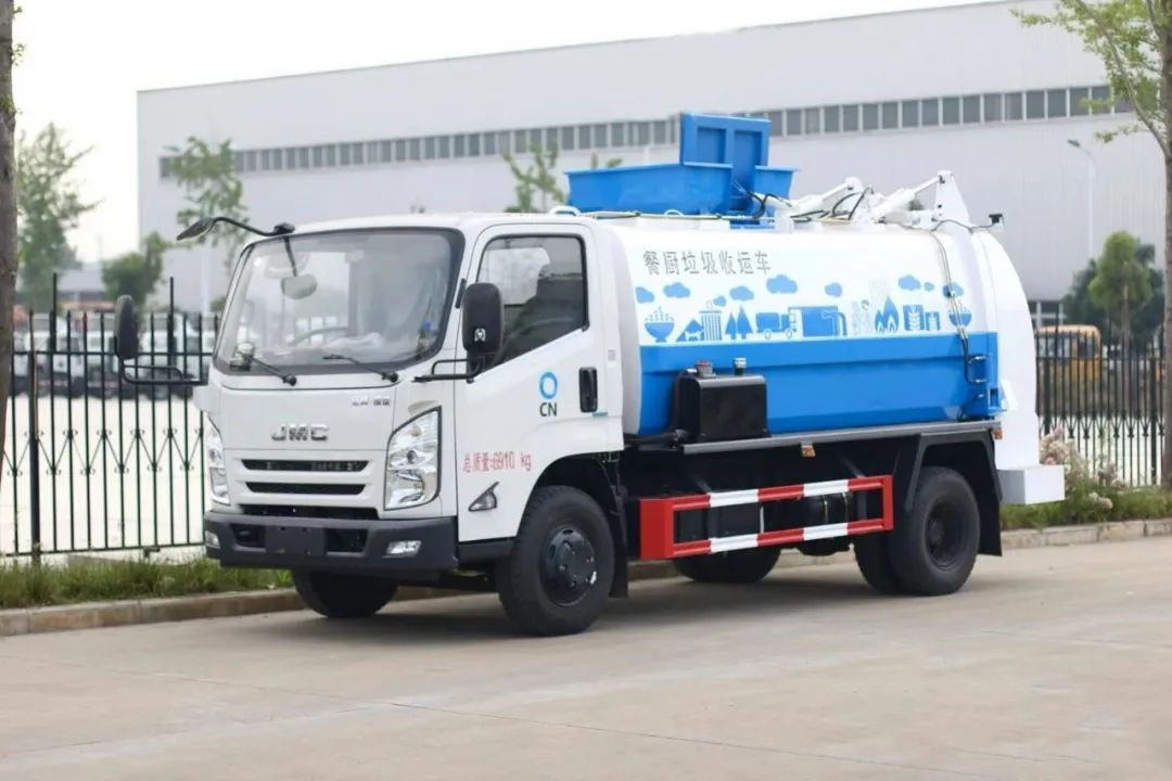 江鈴凱銳國六4.5方餐廚垃圾車 江鈴凱銳國六4.5方餐廚垃圾車