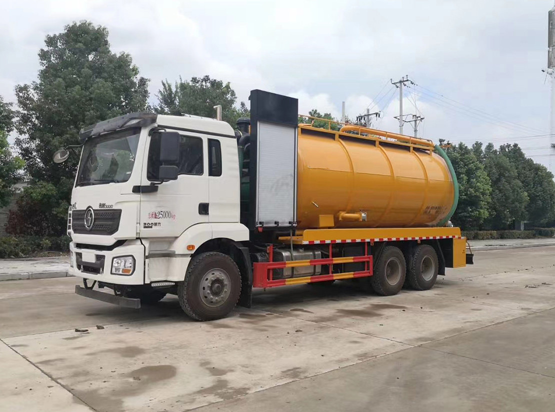 陜汽德龍后雙橋23方清洗吸污車 陜汽德龍后雙橋23方清洗吸污車